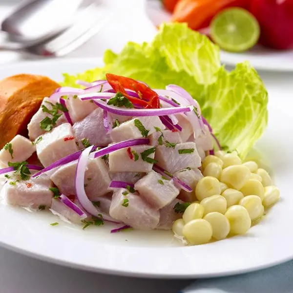 Imagen referencial del platillo Ceviche de Pescado.